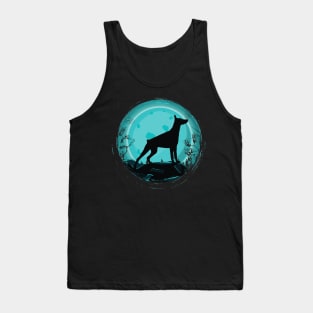 Doberman Dog Retro Style Tank Top